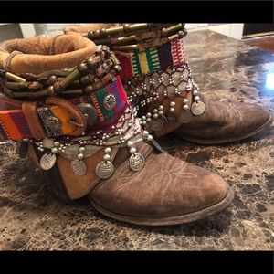 One of a kind booties